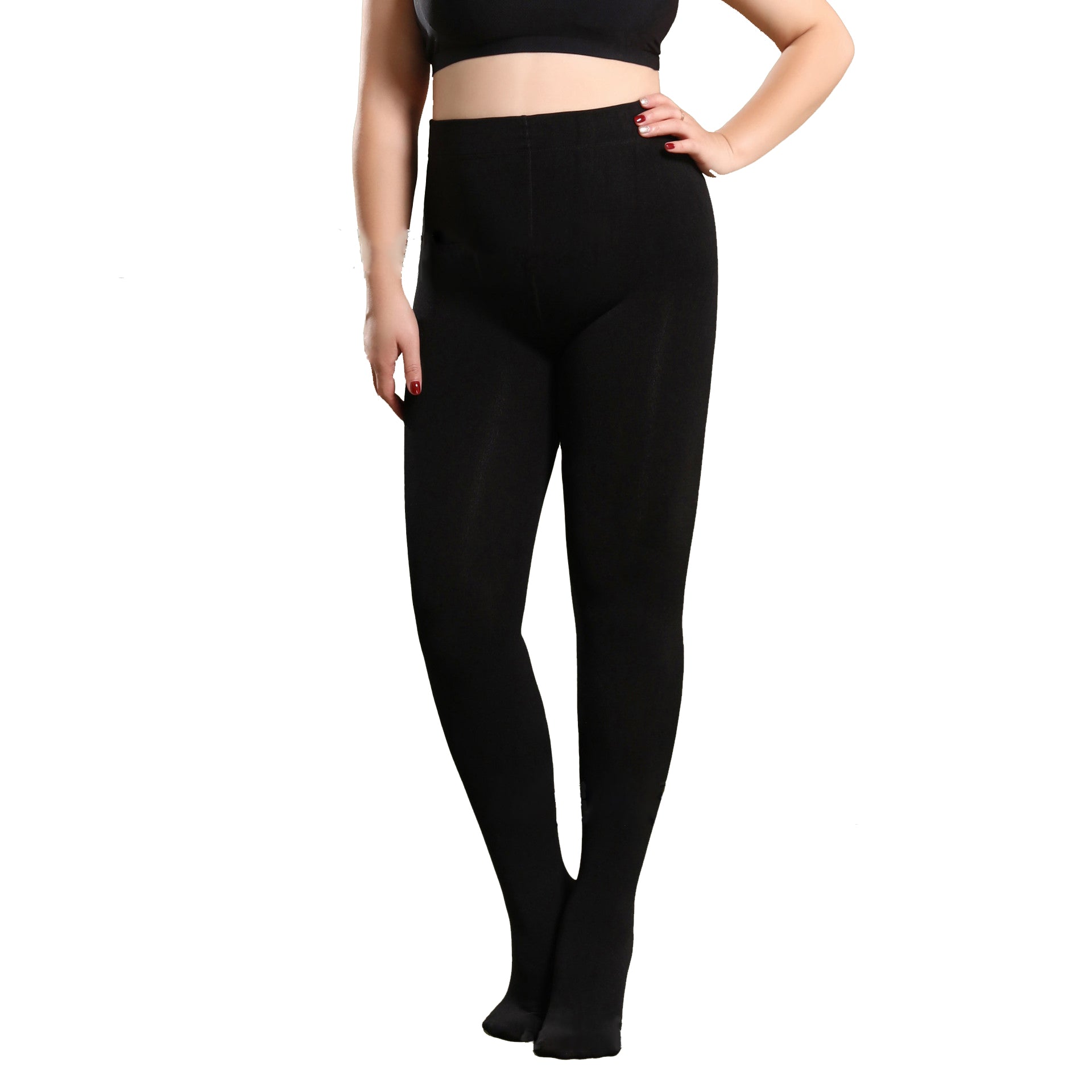 Pomapoma Women's Plus Size Thermal Tights - 500g