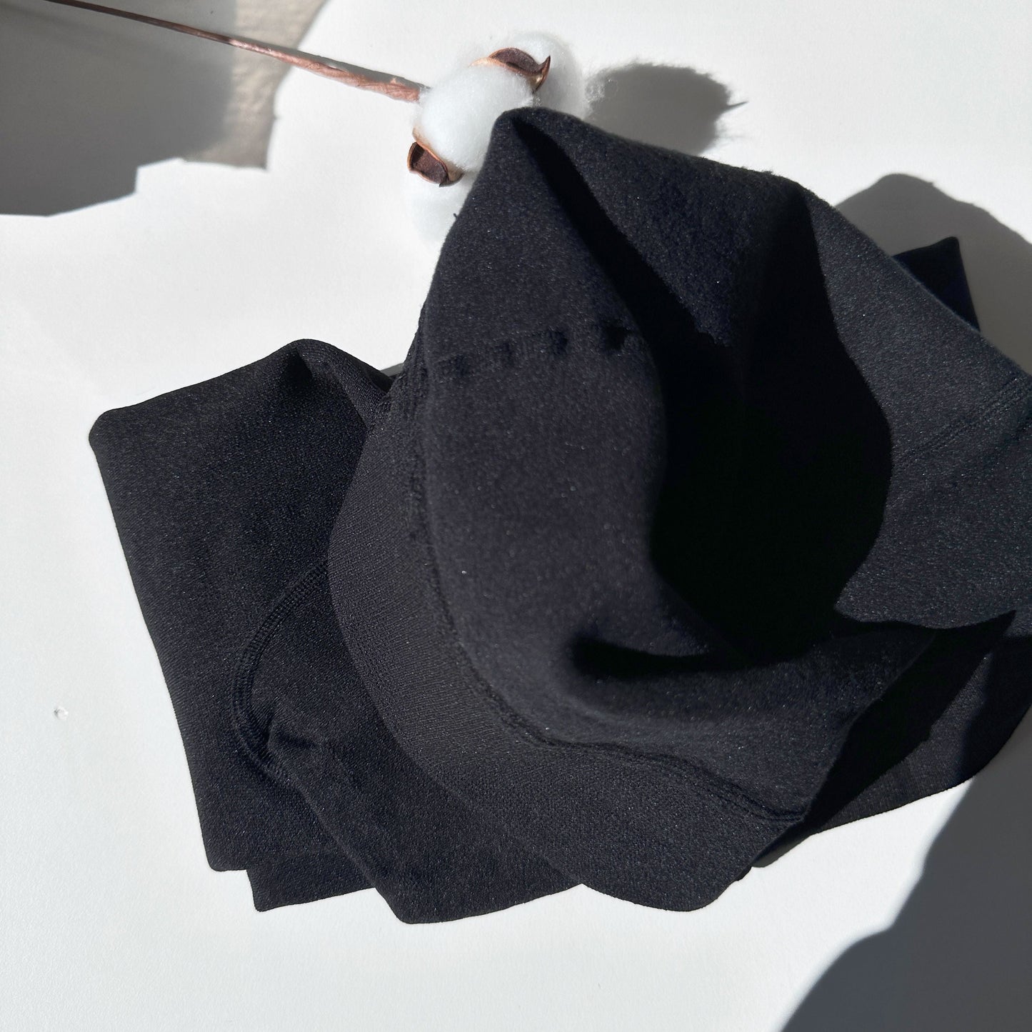 Women's Plus Size Thermal Fleece Tights Black Pomapoma
